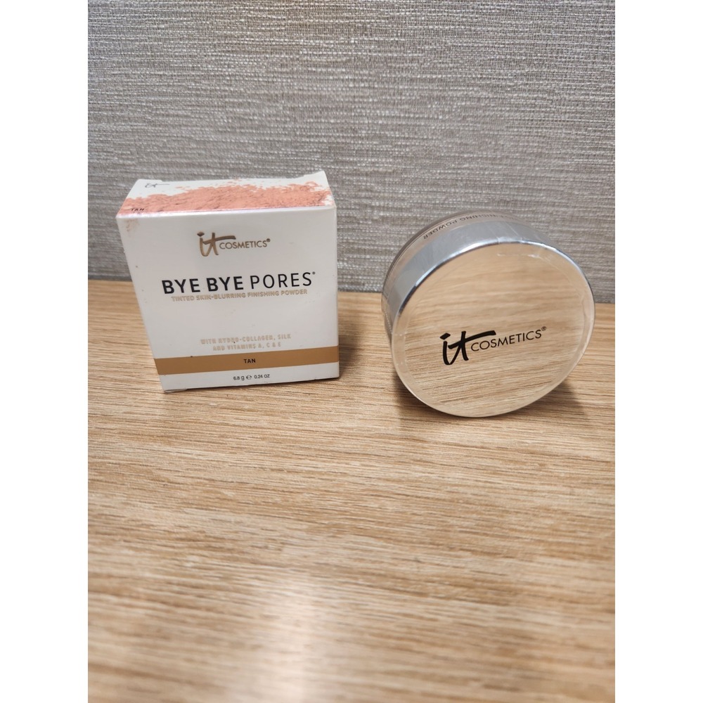 IT Cosmetics Bye Bye Pores Finishing Powder Tan Shade 0.24 oz SEALED